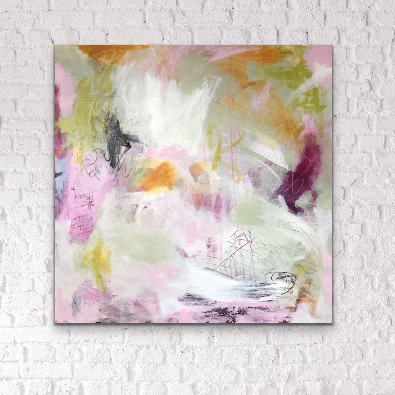 SOLD "Here Comes The Sun" (30" x 30") - Image 4