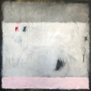 Sold “Pink and Pewter” (42″ x 42″)