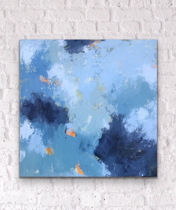 "Blue Harmony" (24" x 24") - Image 6