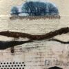 On the Edge of the City - Mixed Media with Rust and textured materials with environmental colours in a modern design by Lynn Spencer Abstract Art
