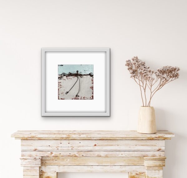 SOLD "Skating" (8" x 8") - Image 7