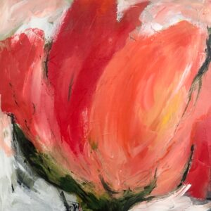 SOLD “I Love Tulips” (24″ x 24″)