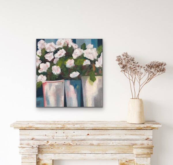 Sold "Roadside Flowers For Sale" (24" x 24") - Image 6