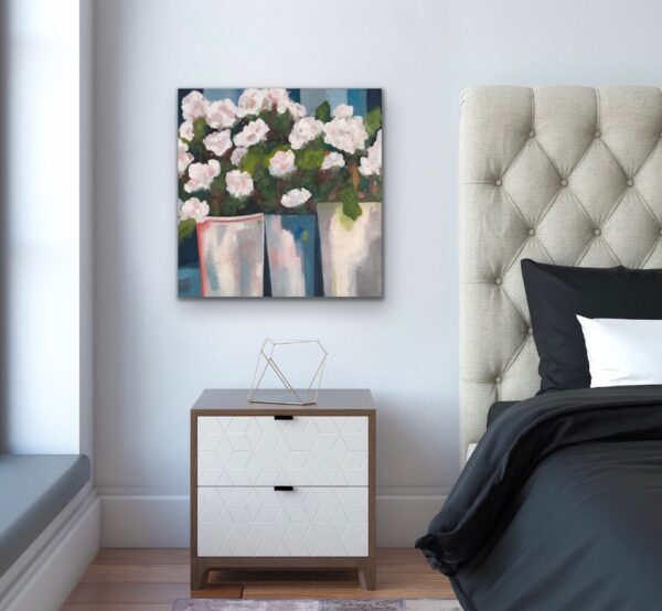 Sold "Roadside Flowers For Sale" (24" x 24") - Image 7