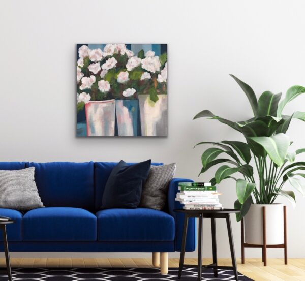 Sold "Roadside Flowers For Sale" (24" x 24") - Image 10