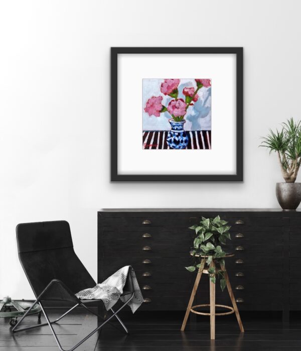 Sold "Candy Striper" (8x8) Wood Panel - Image 2