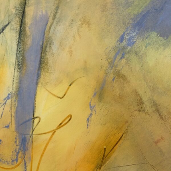 Heat Wave was painted on a very hot and humid day. The air was very thick and the pavement boiling hot. This large painting has lots of flow to it and perfect for over a couch, bed or for a big wall. Buy original Canadian Abstract Art by Lynn Spencer