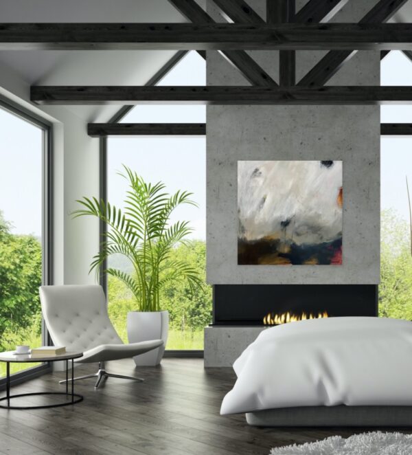 "Foggy Morning" (24" x 24") - Image 5