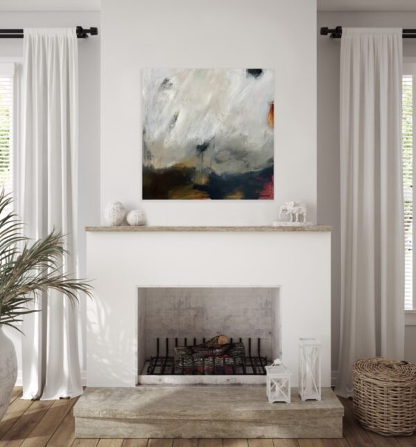 "Foggy Morning" (24" x 24") - Image 8