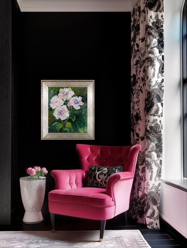 Primroses by Lynn Spencer Art was one of my first acrylic paintings. Inspired to capture the rich greens and luminous hues of the delicate petals.