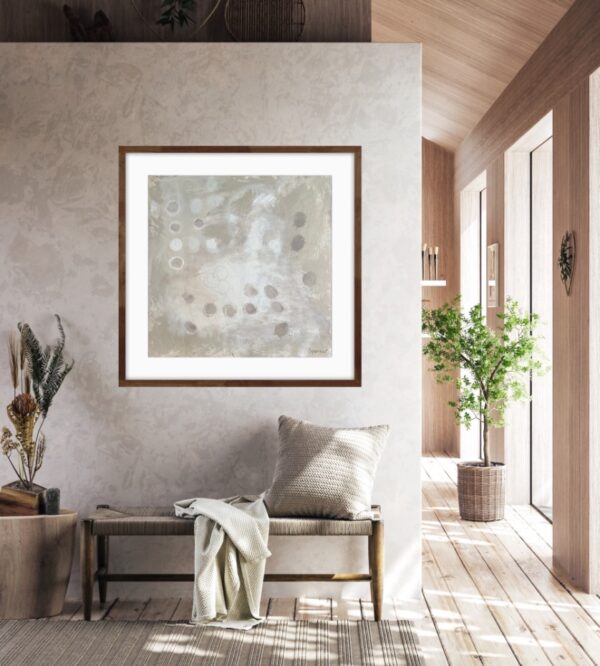 Bubble Tea by Lynn Spencer Abstract Art is a nice light addition to your wall in a neutral room in your modern home