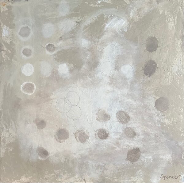 Bubble Tea by Lynn Spencer Abstract Art is a nice light addition to your wall in a neutral room in your modern home